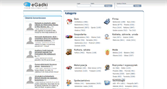 Desktop Screenshot of egadki.pl
