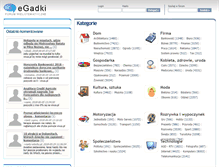 Tablet Screenshot of egadki.pl